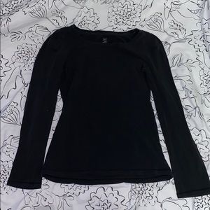 black long sleeve shirt